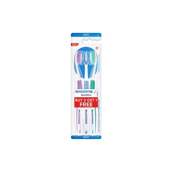 Sensodyne Toothbrush - 3 pcs (Buy 2 Get 1 Free)